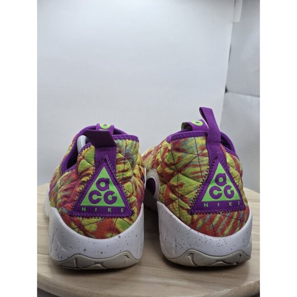 Nike ACG Moc 3.0 Tie Dye Green Strike Purple Mens Sz 13 Moccasin CW2463-300 - Picture 6 of 9